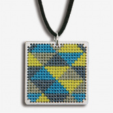 Triangle Pattern Finished Pendant Dimensions 72-74093