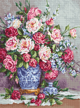 Её величество-розы Luca-s B605, цена 5 325 руб. - интернет-магазин Мадам Брошкина