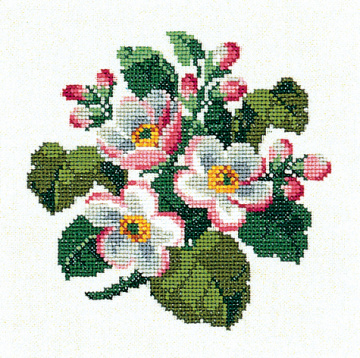 Цветы яблони Eva Rosenstand 14-168, цена 1 790 руб. - интернет-магазин Мадам Брошкина