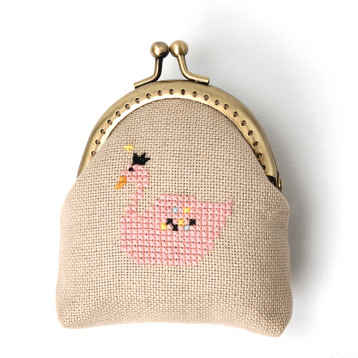Розовый лебедь Xiu Crafts 2860403, цена $12 - интернет-магазин Мадам Брошкина