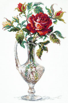 Красная роза Чудесная Игла 40-65, цена 605 руб. - интернет-магазин Мадам Брошкина