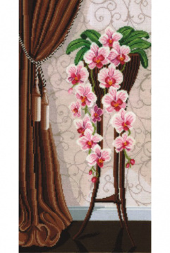 Ваза с орхидеями Сделай своими руками В-13, цена 1 143 руб. - интернет-магазин Мадам Брошкина