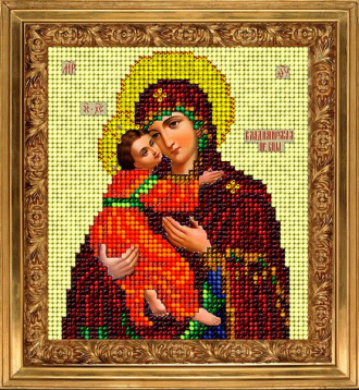 Владимирская икона Краса i Творчiсть 20913, цена 969 руб. - интернет-магазин Мадам Брошкина