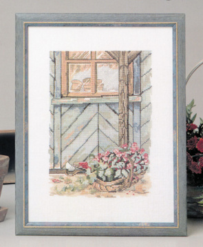 Окно с цветами Oehlenschlager 73-84204, цена 3 305 руб. - интернет-магазин Мадам Брошкина