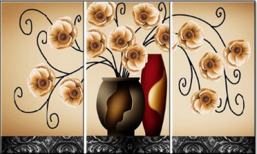 Триптих Орхидеи Империя бисера СК-643, цена 2 503 руб. - интернет-магазин Мадам Брошкина