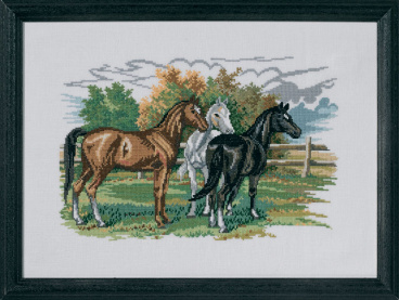 Три лошади Eva Rosenstand 72-474, цена 5 837 руб. - интернет-магазин Мадам Брошкина