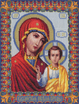 Казанская икона Богородицы Panna CM-0809, цена 1 409 руб. - интернет-магазин Мадам Брошкина