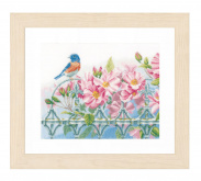 Wren and flowers   Lanarte PN-0156946