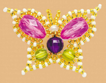 Волшебная бабочка Риолис В168, цена 98 руб. - интернет-магазин Мадам Брошкина