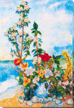 Цветы на берегу Абрис Арт AB-635, цена 1 850 руб. - интернет-магазин Мадам Брошкина