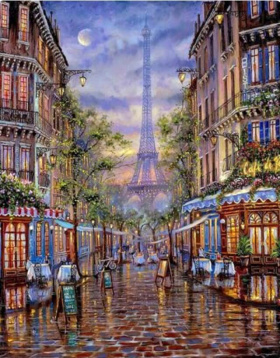 Монмартр Париж Цветной LG062, цена 2 592 руб. - интернет-магазин Мадам Брошкина