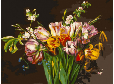 Голландские тюльпаны Белоснежка 261-AS, цена 929 руб. - интернет-магазин Мадам Брошкина