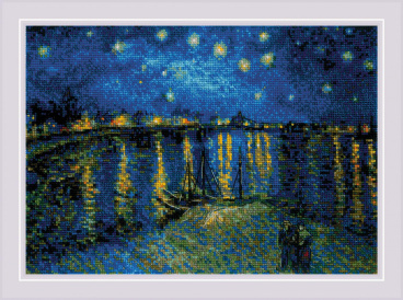 Звездная ночь над Роной Риолис 1884, цена 1 434 руб. - интернет-магазин Мадам Брошкина