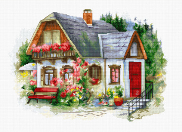 Красивый загородный домик Luca-s BU4005, цена 1 392 руб. - интернет-магазин Мадам Брошкина
