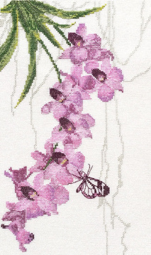 Фиолетовая орхидея Марья Искусница 04.004.17, цена 1 646 руб. - интернет-магазин Мадам Брошкина