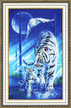 Белый тигр Золотое руно РТ-109, цена 1 771 руб. - интернет-магазин Мадам Брошкина