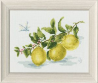 Веточка лимона (по мотивам картины Н. Зубковой) Золотое руно ФС-006