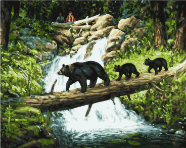 Шествие медведей Plaid PLD-21764, цена 1 873 руб. - интернет-магазин Мадам Брошкина