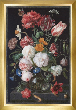 Цветы в стеклянной вазе Thea Gouverneur 785.05, цена 12 140 руб. - интернет-магазин Мадам Брошкина