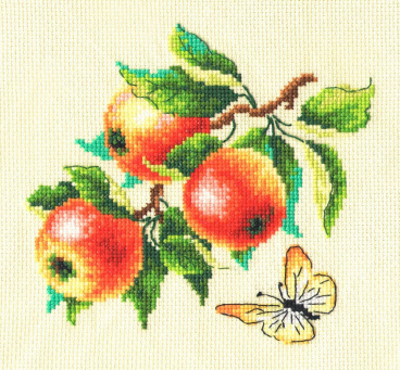 Ветка яблони Многоцветница МКН.26-14, цена 793 руб. - интернет-магазин Мадам Брошкина