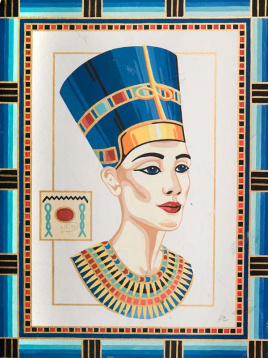 Королева Нефертити Grafitec 10.500, цена €12 - интернет-магазин Мадам Брошкина