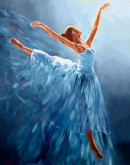 Балерина в голубом Гpанни Ag2334