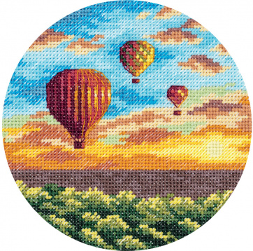 Воздушные шары на закате Panna ПС-7059, цена 738 руб. - интернет-магазин Мадам Брошкина