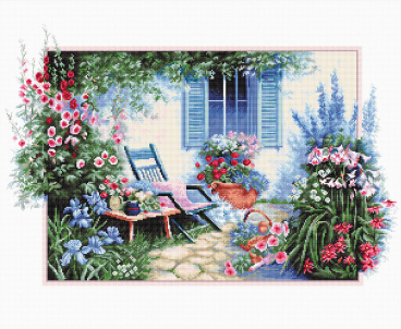 Цветочный сад Luca-s B2342, цена 2 249 руб. - интернет-магазин Мадам Брошкина
