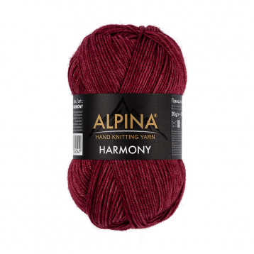 Пряжа Альпина Harmony цв.09 бордовый Alpina 92602291624, цена 5 121 руб. - интернет-магазин Мадам Брошкина