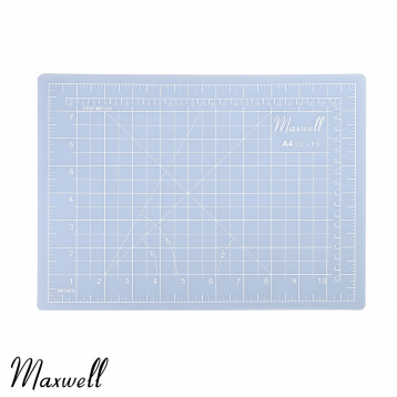 Коврик раскройный двухсторонний Maxwell 30х22см серый Maxwell Premium A4, цена 678 руб. - интернет-магазин Мадам Брошкина