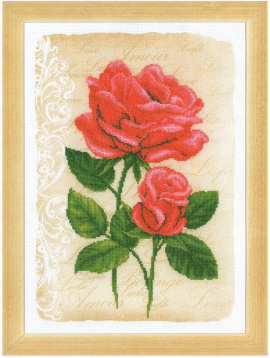 Розы любви Vervaco PN-0014989, цена €54 - интернет-магазин Мадам Брошкина