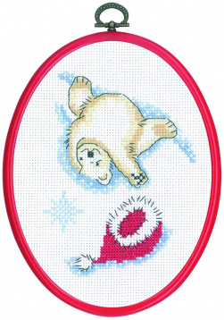 Белый медведь Permin 92-5645, цена 793 руб. - интернет-магазин Мадам Брошкина