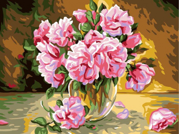 Розовые розы Grafitec 11.888, цена €13 - интернет-магазин Мадам Брошкина