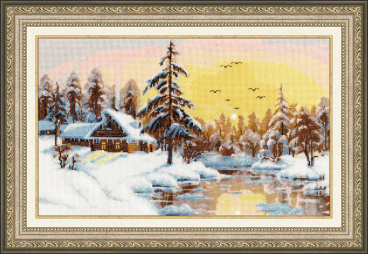 Снежный рассвет Золотое руно ЛП-047, цена 1 609 руб. - интернет-магазин Мадам Брошкина