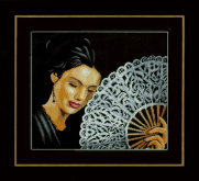 Woman with a Fan   Lanarte PN-0154330