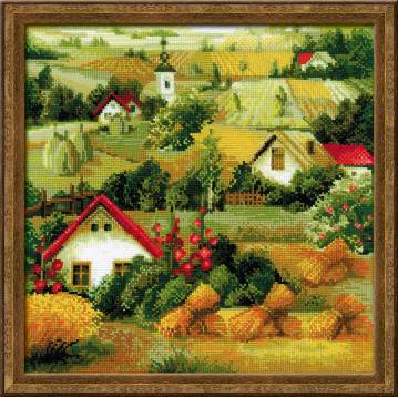 Сербский пейзаж Риолис 1569, цена 1 850 руб. - интернет-магазин Мадам Брошкина
