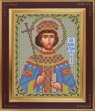 Святой Константин Galla Collection М220, цена 1 092 руб. - интернет-магазин Мадам Брошкина