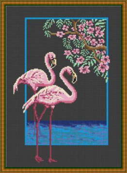 Фламинго Орнамент ЯМ-002, цена 588 руб. - интернет-магазин Мадам Брошкина