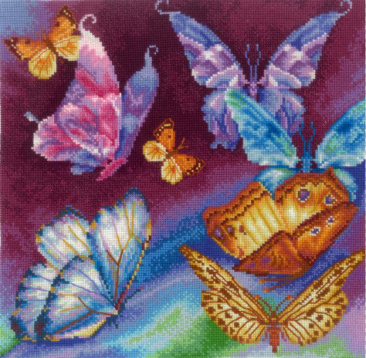 Радужные бабочки Сделай своими руками Р-11, цена 822 руб. - интернет-магазин Мадам Брошкина