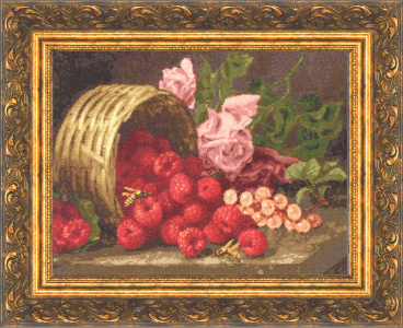 Розы и малина Золотое руно СМ-013, цена 2 690 руб. - интернет-магазин Мадам Брошкина