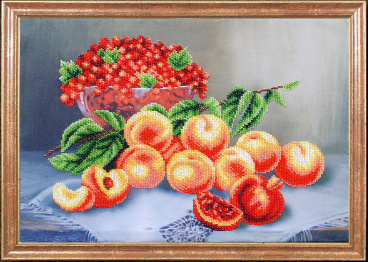 Персики со смородиной Магия канвы КС-011, цена 496 руб. - интернет-магазин Мадам Брошкина
