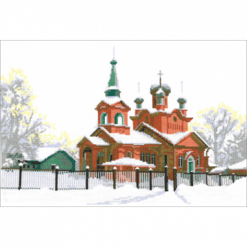Церковь Святого Александра Нитекс 0053, цена 820 руб. - интернет-магазин Мадам Брошкина