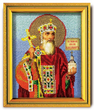 Святой Владимир Кроше В-319, цена 1 147 руб. - интернет-магазин Мадам Брошкина