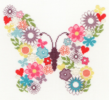 Цветочная бабочка Bothy Threads XB2, цена 3 299 руб. - интернет-магазин Мадам Брошкина