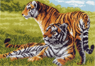 Бенгальские тигры Матренин Посад 0617, цена 597 руб. - интернет-магазин Мадам Брошкина