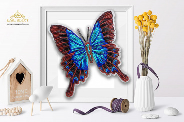 Бабочка. Papilio Pericles Благовест БС-044, цена 444 руб. - интернет-магазин Мадам Брошкина