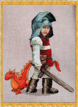 Рыцарь и дракон Nimue 123-B004 K, цена 6 556 руб. - интернет-магазин Мадам Брошкина