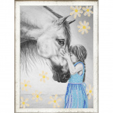 Девочка и лошадь Конёк 8410