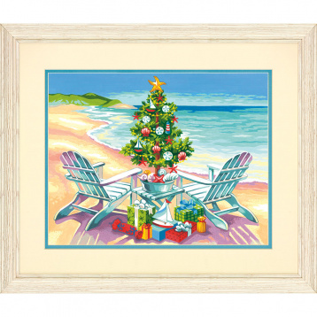Рождество на пляже Dimensions 73-91616, цена 1 247 руб. - интернет-магазин Мадам Брошкина