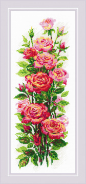 Июльские розы Риолис 2057, цена 1 708 руб. - интернет-магазин Мадам Брошкина